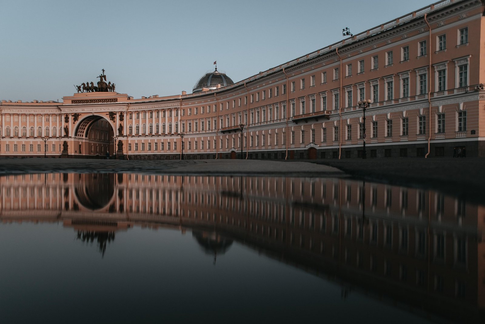 Arrival at St. Petersburg